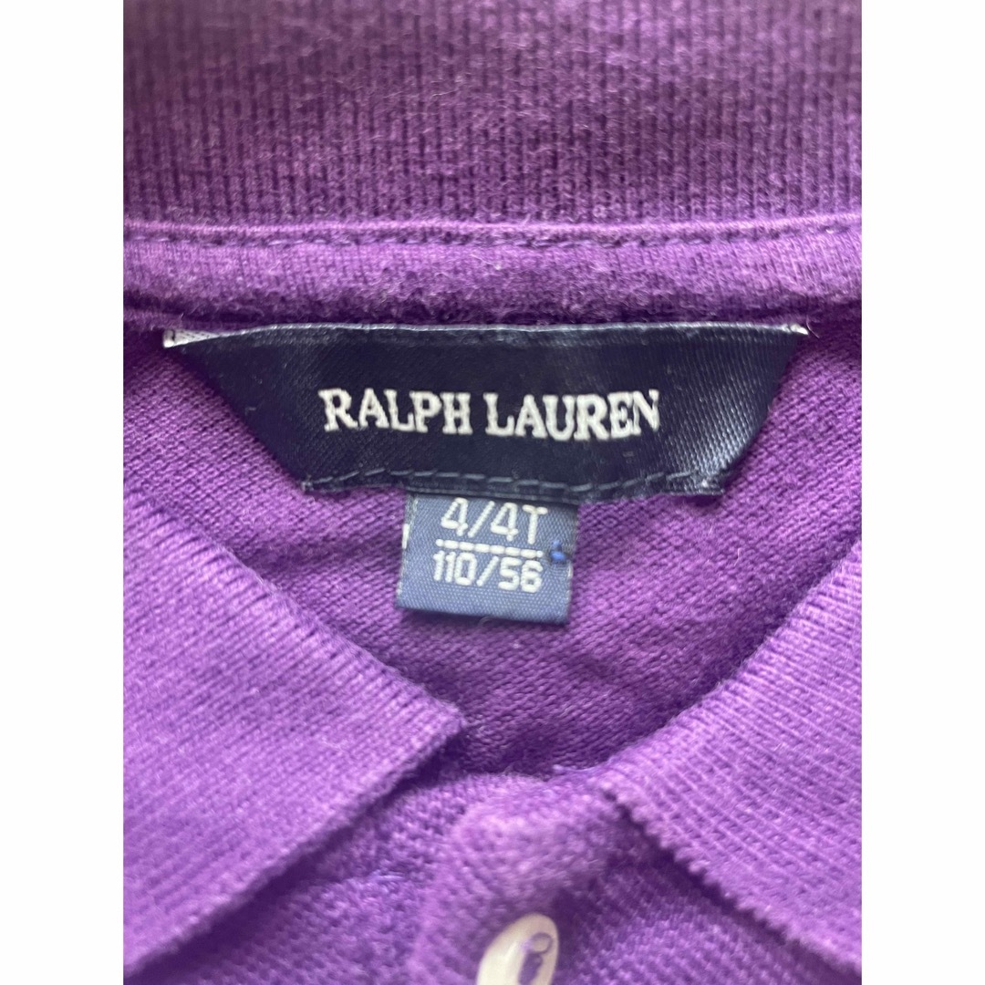 Ralph Lauren(ラルフローレン)のラルフローレン❤︎ポロシャツ❤︎110/4T キッズ/ベビー/マタニティのキッズ服女の子用(90cm~)(Tシャツ/カットソー)の商品写真