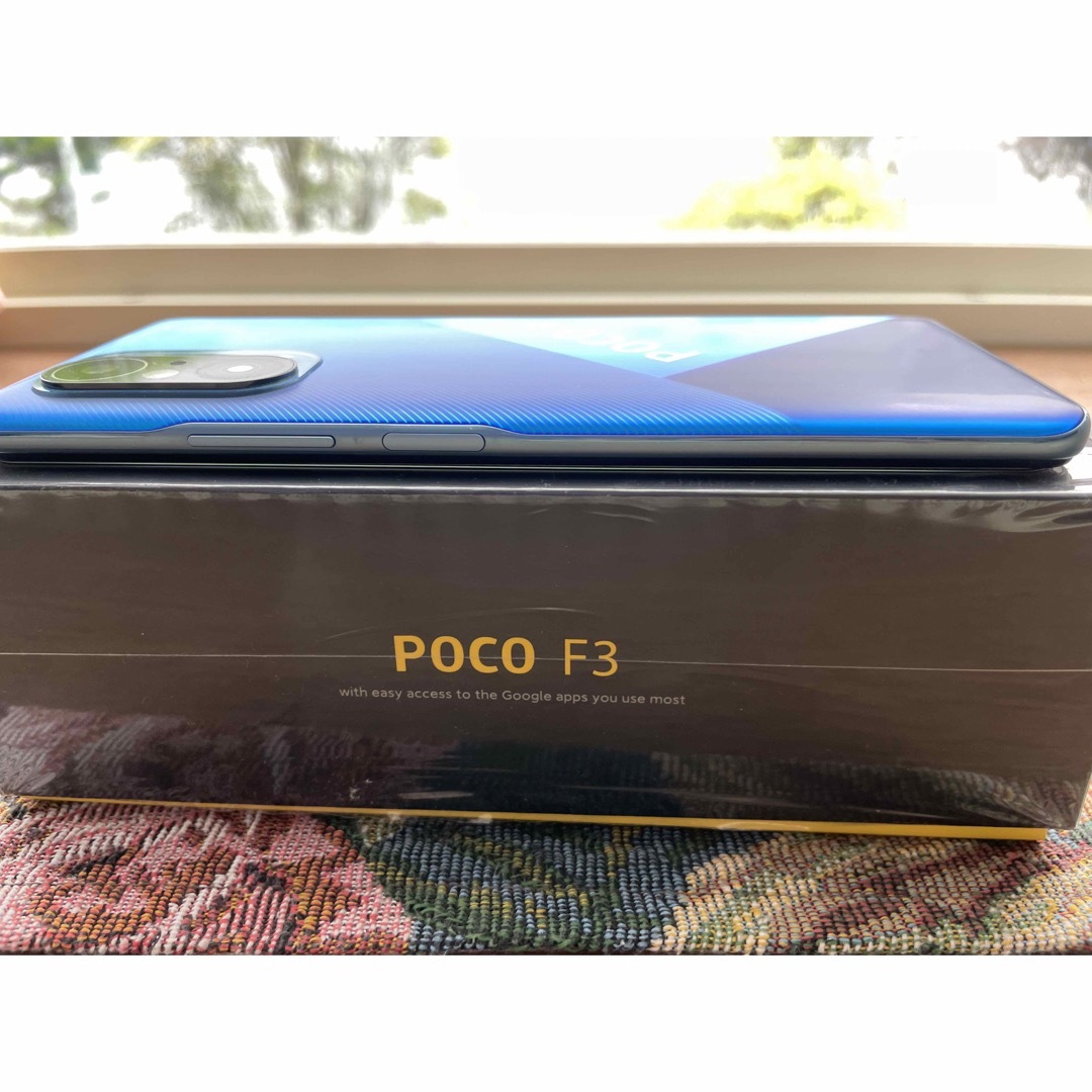 【超美品】Xiaomi POCO F3 RAM 8GB/ROM 128GBブルー スマホ/家電/カメラのスマートフォン/携帯電話(スマートフォン本体)の商品写真