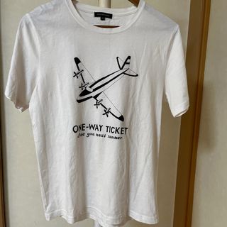 アーバンリサーチ(URBAN RESEARCH)のURBANRESEARCH 飛行機Tシャツ　40(Tシャツ/カットソー(半袖/袖なし))