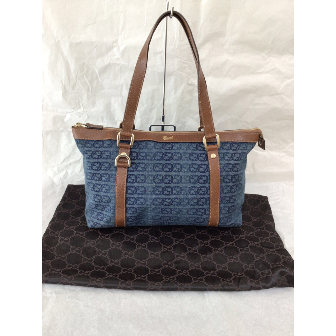 Gucci - グッチ ショルダーバッグ アビー インターロッキングG デニム