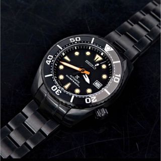 セイコー(SEIKO)の限定モデル SEIKO オールブラック プロスペックスダイバースキューバ 自動巻(腕時計(アナログ))