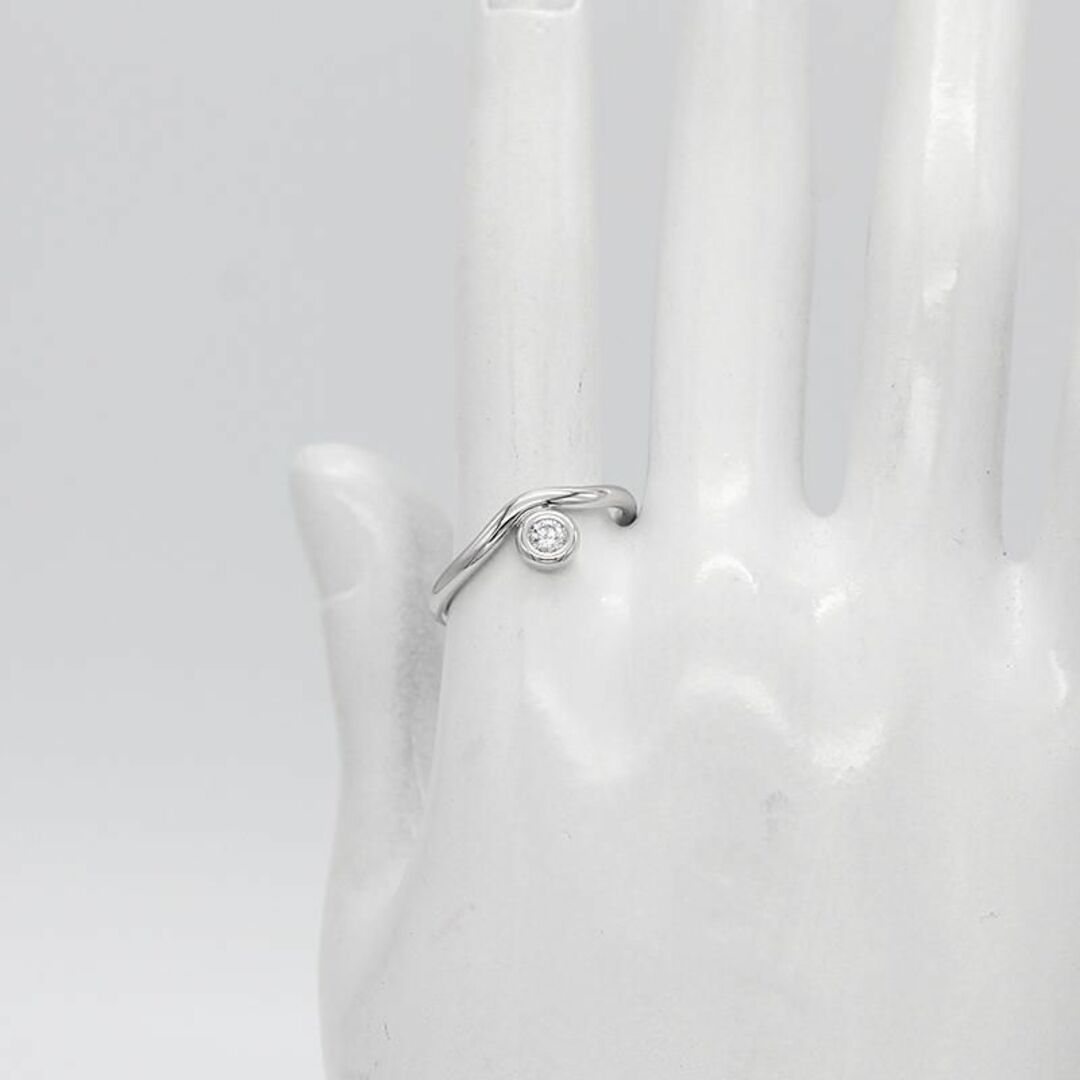 Tiffany & Co.(ティファニー)の極美品 ティファニー カーブドバイザヤード ダイヤモンド リング A01227 レディースのアクセサリー(リング(指輪))の商品写真