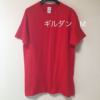 ギルタン(GILDAN)のギルダン　赤　半袖　Tシャツ　M  レディース(Tシャツ(半袖/袖なし))