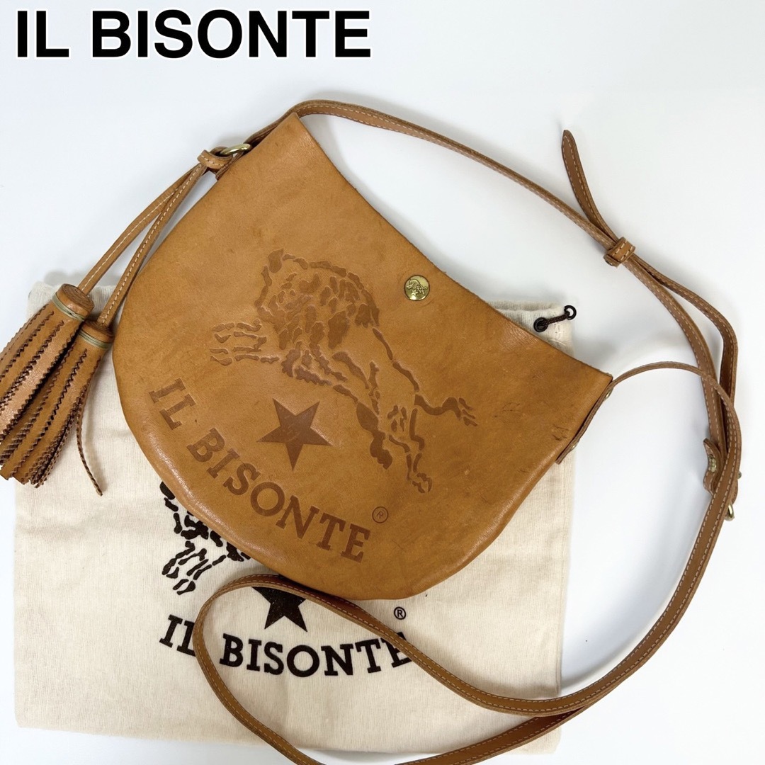 IL BISONTE(イルビゾンテ)の23F28 IL BISONTE イルビゾンテ ショルダーバッグ 本革 レディースのバッグ(ショルダーバッグ)の商品写真