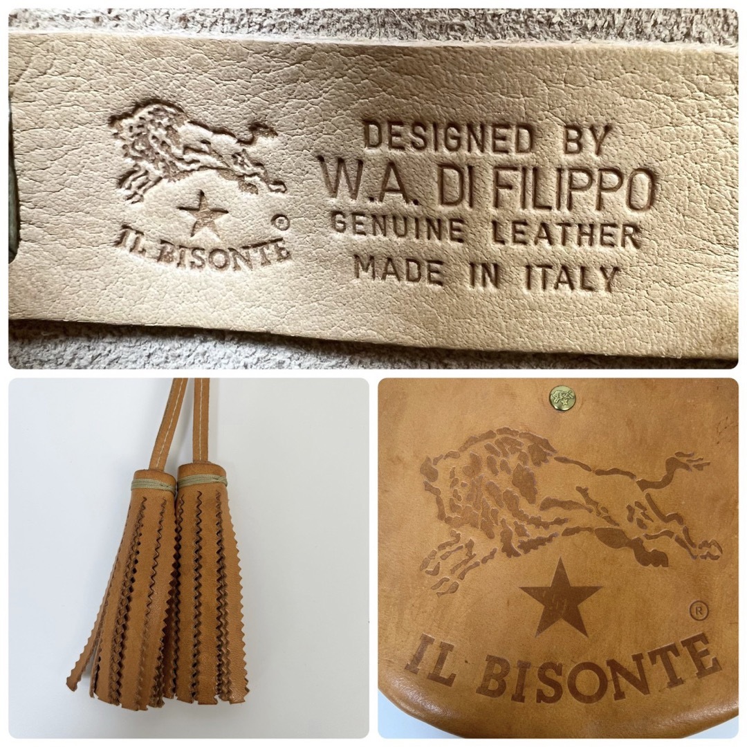 IL BISONTE(イルビゾンテ)の23F28 IL BISONTE イルビゾンテ ショルダーバッグ 本革 レディースのバッグ(ショルダーバッグ)の商品写真