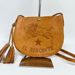 IL BISONTE - 23F28 IL BISONTE イルビゾンテ ショルダーバッグ 本革の