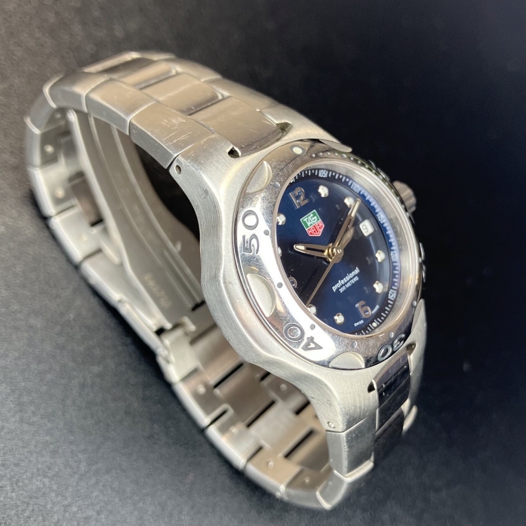 TAG Heuer(タグホイヤー)の【美品 正規品】 タグホイヤー キリウム レディース ボーイズ ブルー 可動品 レディースのファッション小物(腕時計)の商品写真