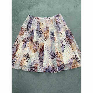 ミッシェルクラン(MICHEL KLEIN)のミッシェルクラン　夏用のふんわりスカート　膝丈(ひざ丈スカート)