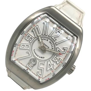 フランクミュラー(FRANCK MULLER)のフランク・ミュラー FRANCK MULLER ヴァンガード デイト V45SCDTACBRBC SS/ラバーベルト・表面クロコレザー 自動巻き メンズ 腕時計(その他)