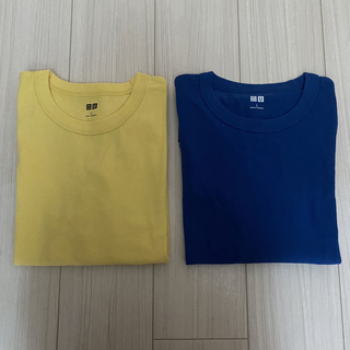 ユニクロ(UNIQLO)のユニクロU メンズ　Tシャツ　Lサイズ　2枚セット　まとめ売り(Tシャツ/カットソー(半袖/袖なし))