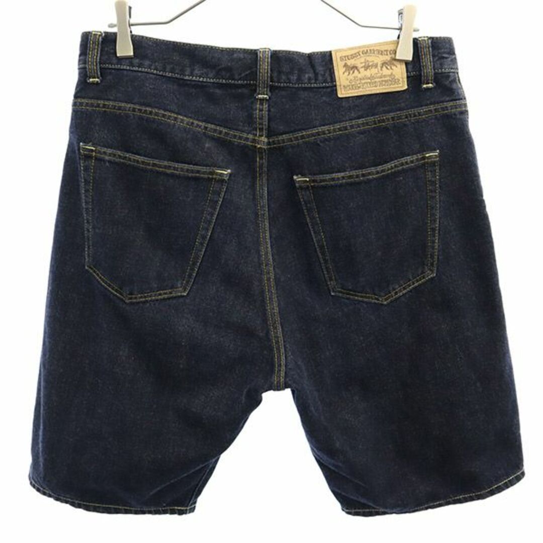 STUSSY - ステューシー 90s デニムショートパンツ W32 ネイビー STUSSY