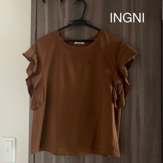 イング(INGNI)のフリルカットソー(カットソー(半袖/袖なし))