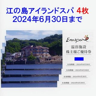 江ノ島アイランドスパ 株主優待券4枚 (江の島アイランドスパ)(その他)