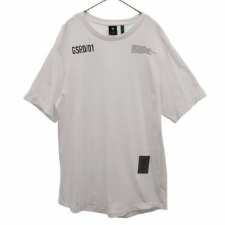 ジースター(G-STAR RAW)のジースターロウ プリント 半袖 Tシャツ S ホワイト G-STAR RAW メンズ 【中古】  【230629】 メール便可(Tシャツ/カットソー(半袖/袖なし))