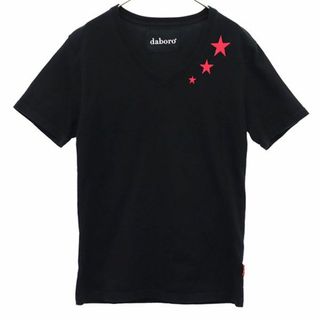 ダボロ(daboro)のダボロ 刺繍 半袖 Tシャツ 3 ブラック daboro メンズ 【中古】  【230629】 メール便可(Tシャツ/カットソー(半袖/袖なし))