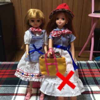 トミー(TOMMY)の④リカちゃん ピクニック洋服のみ(ぬいぐるみ/人形)