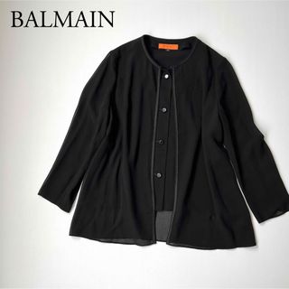 バルマン ノーカラージャケット(レディース)の通販 18点 | BALMAINの