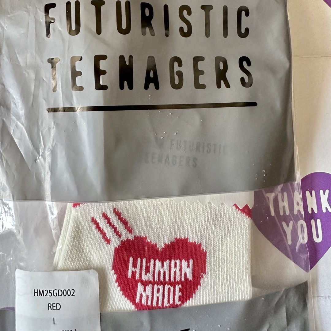 HUMAN MADE(ヒューマンメイド)のHUMAN MADE HEART PATTERN SOCKS 靴下　nigo メンズのレッグウェア(ソックス)の商品写真