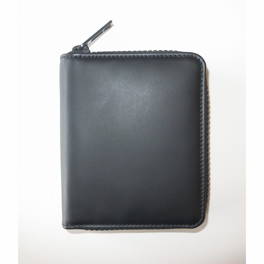 マルジェラ 財布 round zip wallet black 21AW