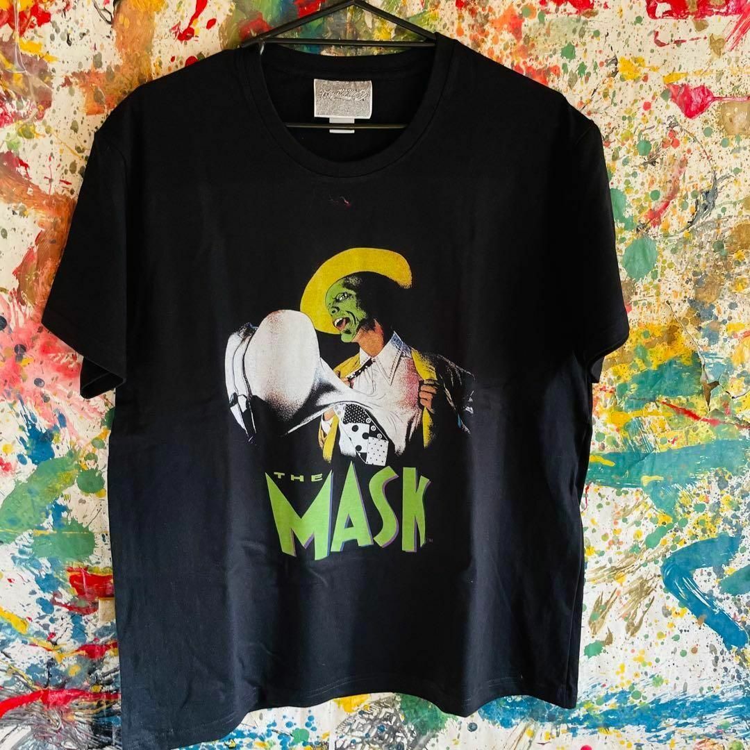 MASK マスク Tシャツ 半袖 レトロ 新品 リプリント 映画　ジムキャリー