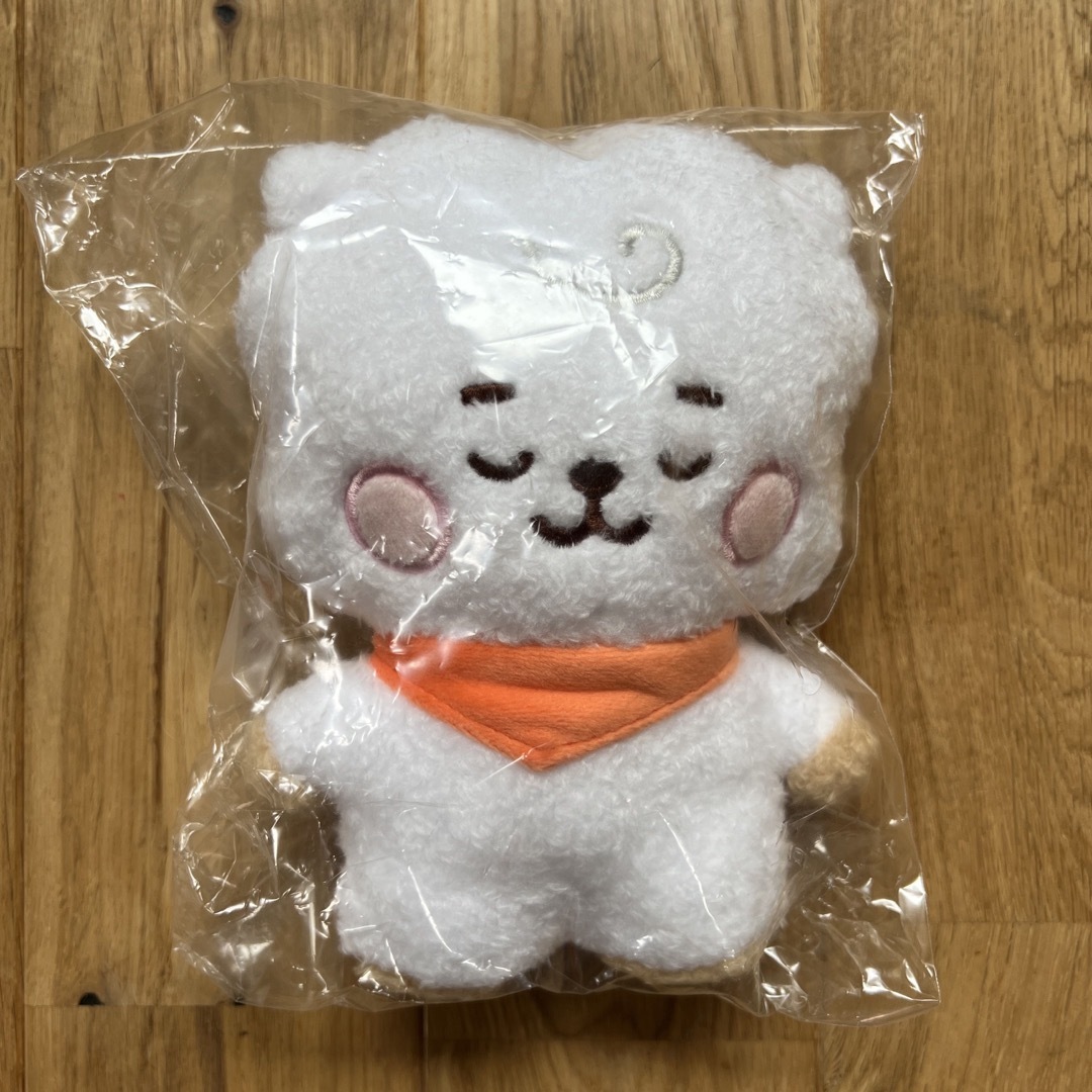 bts bt21 rj ねとん　ぬいぐるみ　新品未使用 エンタメ/ホビーのおもちゃ/ぬいぐるみ(キャラクターグッズ)の商品写真