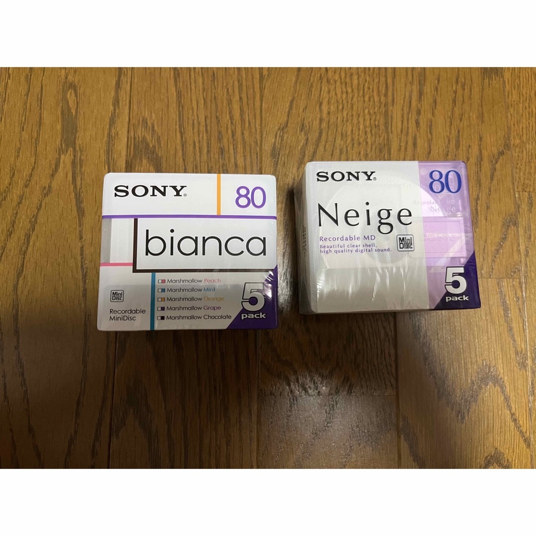 SONY(ソニー)のSONY bianca Neige 各5パック×2　セット販売 スマホ/家電/カメラのオーディオ機器(その他)の商品写真