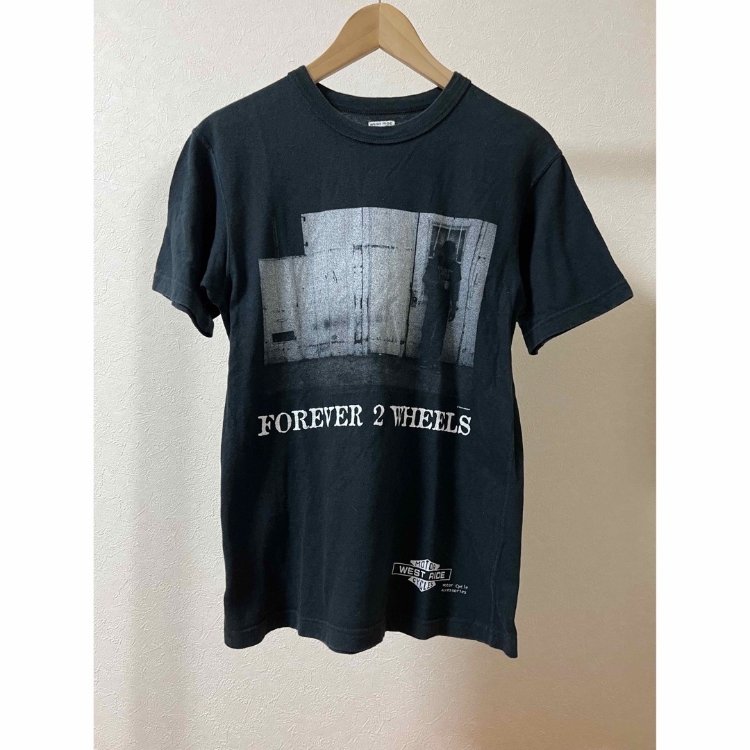 WESTRIDE(ウエストライド)のWESTRIDE アメカジバイカースタイル ブラック 黒 36 ウエストライド メンズのトップス(Tシャツ/カットソー(半袖/袖なし))の商品写真