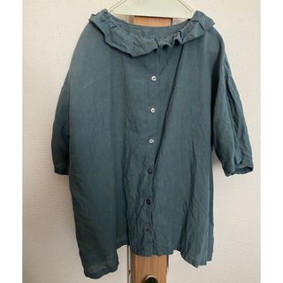 ネストローブ(nest Robe)のnest Robe フリルブラウス(シャツ/ブラウス(半袖/袖なし))