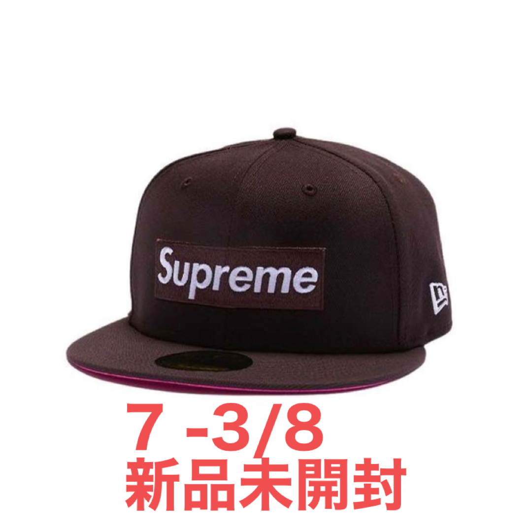 ニューエラSupreme No Comp Box Logo New Era Brown