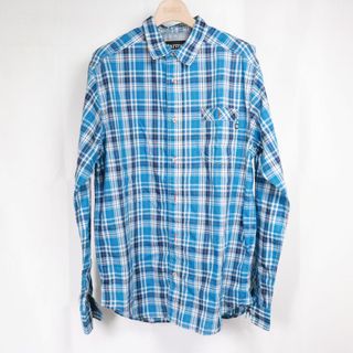 マーモット(MARMOT)のマーモット　長袖シャツ MARMOT ブルー　XL(シャツ)