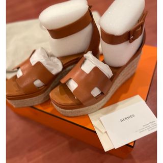 エルメス(Hermes)のプロフィール必読を⭐︎美品HERMESエスパドリーユエルダ　お値下げ不可(サンダル)