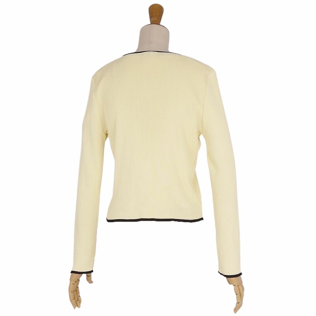 フォクシー ブティック FOXEY BOUTIQUE ニット アンサンブル カーディガン ブラウス 無地 トップス レディース 40(M相当) ライトイエロー