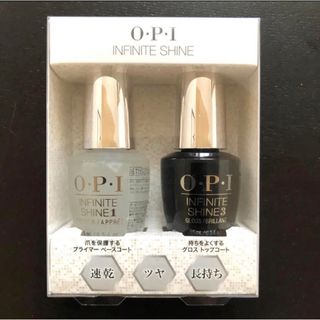 オーピーアイ(OPI)の新品★OPI ★インフィニット シャイン ★ ベースコート トップコート セット(ネイルトップコート/ベースコート)