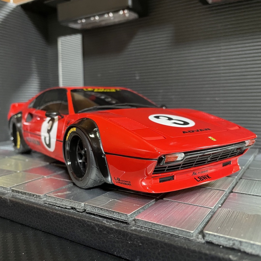 ミニカー未展示品 GTスピリット1/18 LBワークス　フェラーリ308GTB