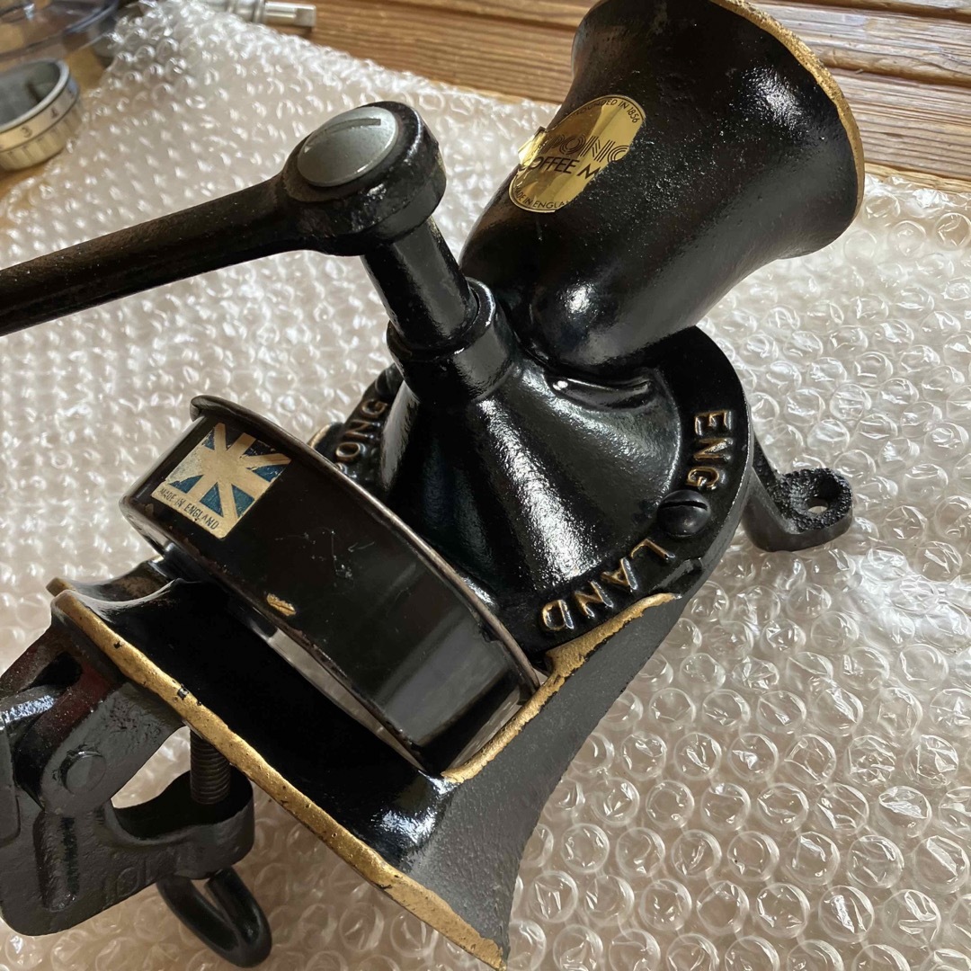 程度美品 SPONG NO.1 コーヒーミル グラインダー レトロ アンティーク-