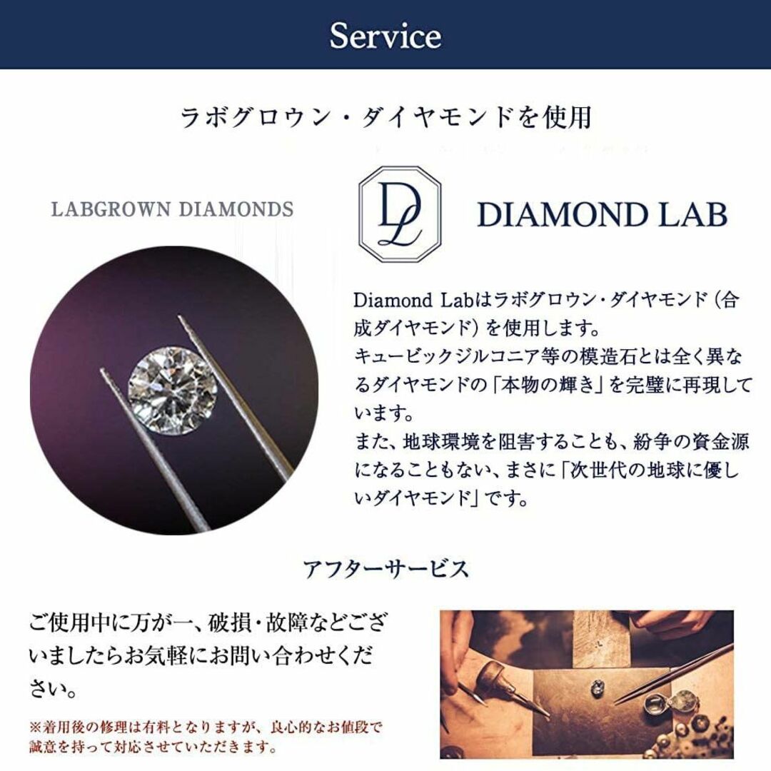 Diamond Lab ダイヤモンド ネックレス レディース 一粒 0.07ct