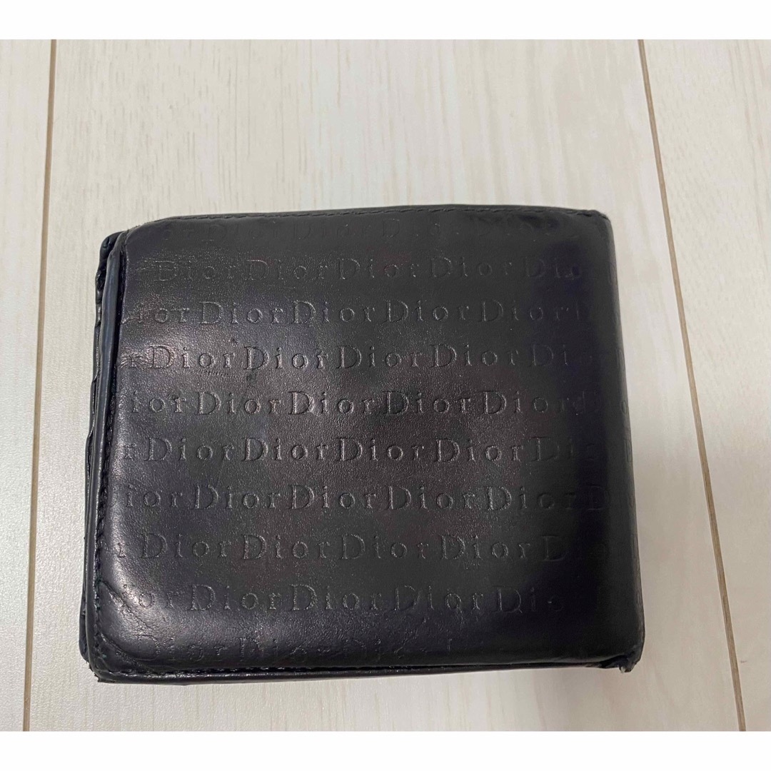☆本日限定価格☆ ディオールオム 二つ折り 財布 ブラック ロゴ