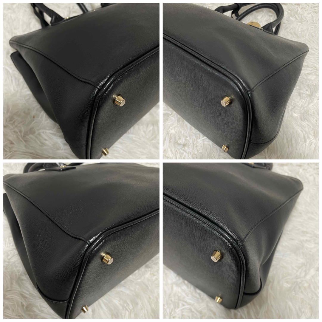 Furla(フルラ)の✨美品✨人気✨フルラ リンダ 2way ショルダーバッグ オールレザー 黒 レディースのバッグ(ショルダーバッグ)の商品写真