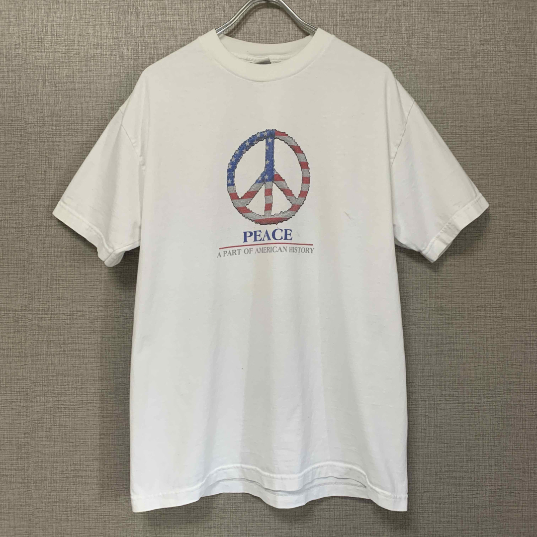 ビンテージ Tシャツ アメリカ イェーイ マーク PEACE