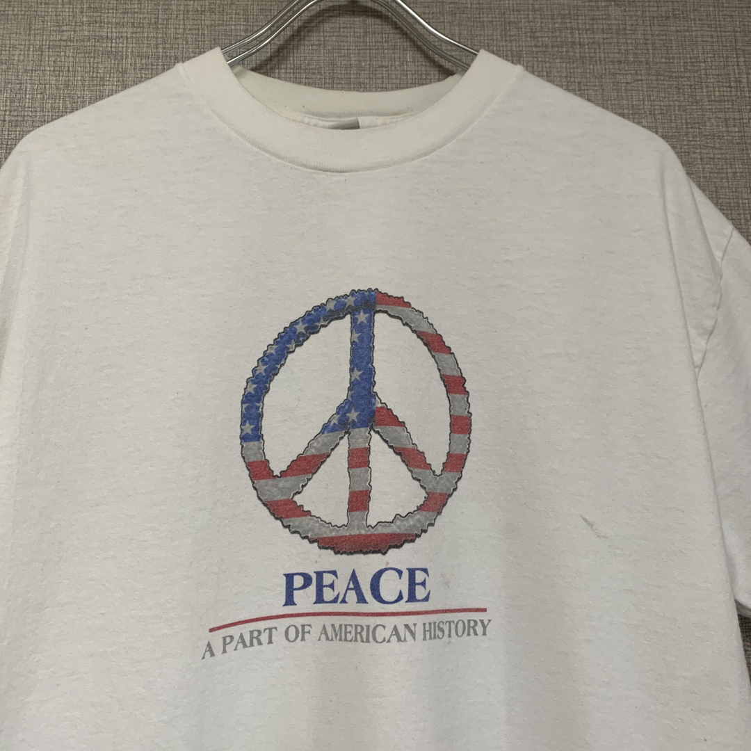 ビンテージ Tシャツ アメリカ イェーイ マーク PEACE