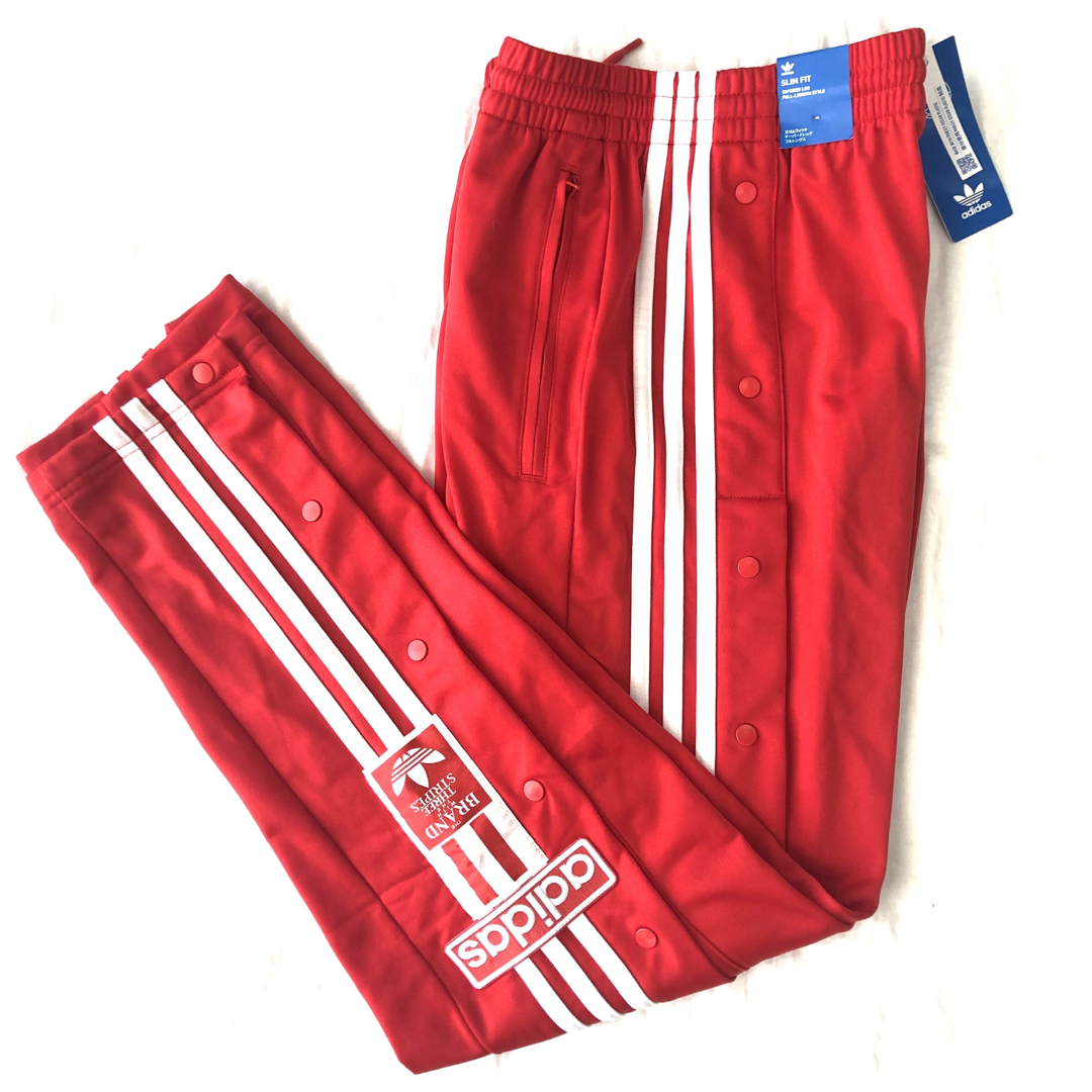 新品タグ付☆アディカラー☆adidas☆リップストック☆トラックジャケットパンツ