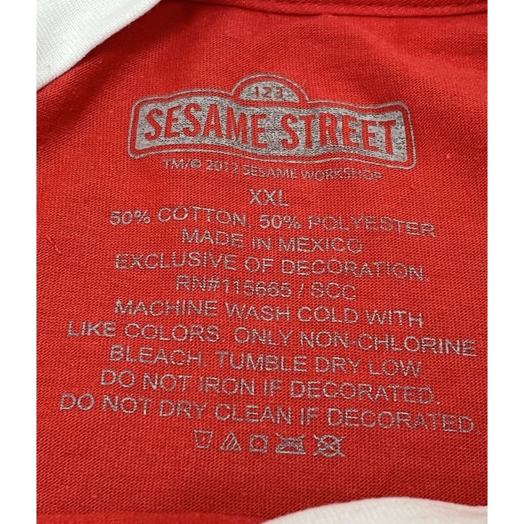 SESAME STREET(セサミストリート)の【セサミストリート】Tシャツ② 2XLサイズ エルモ メンズのトップス(Tシャツ/カットソー(半袖/袖なし))の商品写真