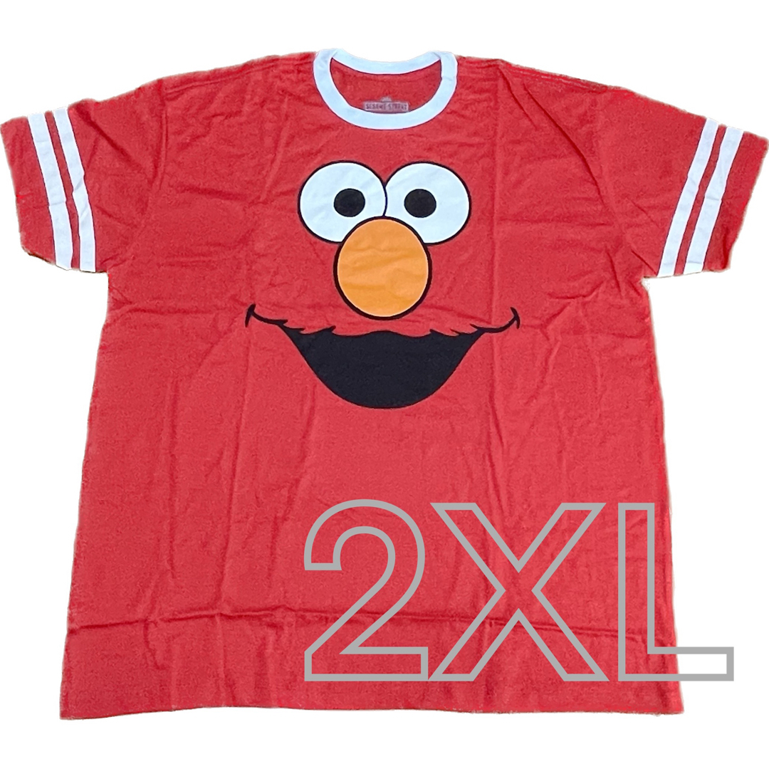 SESAME STREET(セサミストリート)の【セサミストリート】Tシャツ② 2XLサイズ エルモ メンズのトップス(Tシャツ/カットソー(半袖/袖なし))の商品写真