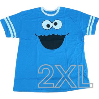 セサミストリート(SESAME STREET)の【セサミストリート】Tシャツ② 2XLサイズ クッキーモンスター(Tシャツ/カットソー(半袖/袖なし))