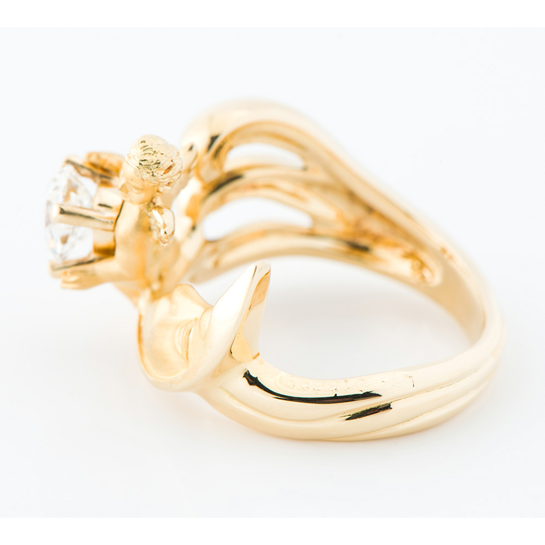 カレライカレラ 天使と三日月モチーフ  ダイヤモンド 0.617 リング・指輪 レディースのアクセサリー(リング(指輪))の商品写真