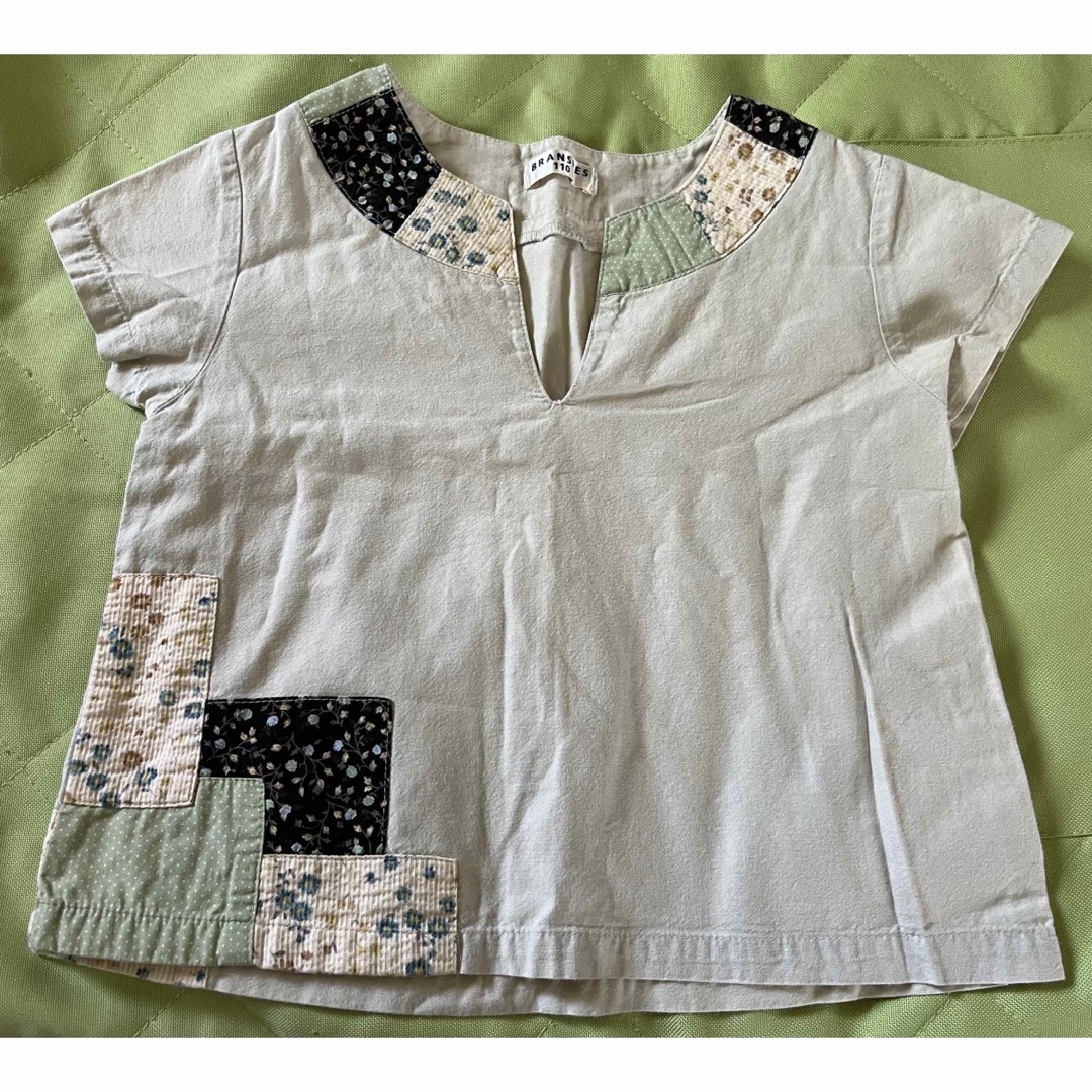 Branshes(ブランシェス)のブランシェス　半袖シャツ　110 キッズ/ベビー/マタニティのキッズ服女の子用(90cm~)(Tシャツ/カットソー)の商品写真