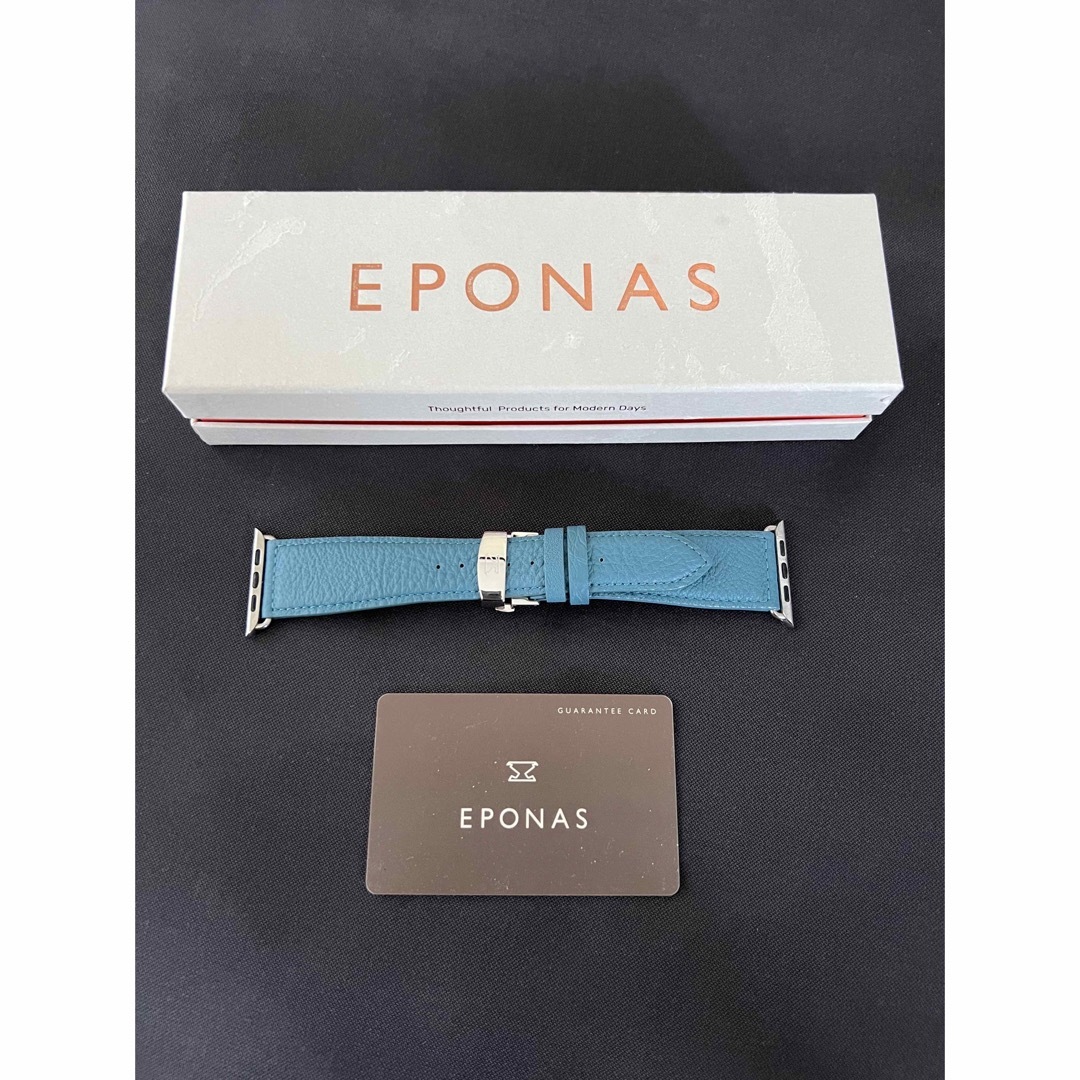 EPONAS Apple Watch用レザーバンド 45mm シュリンクレザー