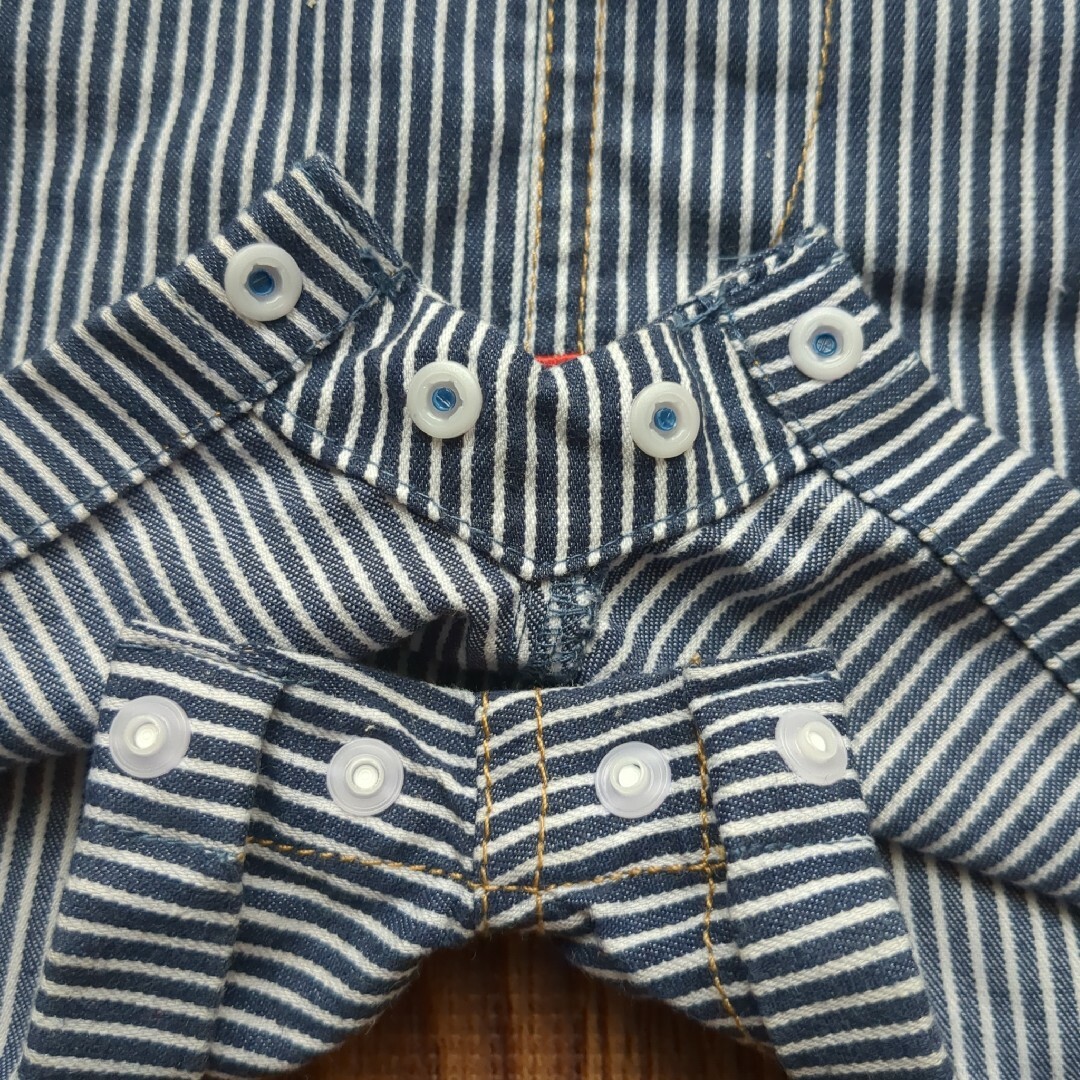 オーバーオール キッズ/ベビー/マタニティのベビー服(~85cm)(ロンパース)の商品写真