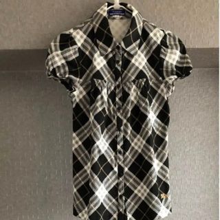 バーバリーブルーレーベル(BURBERRY BLUE LABEL)のバーバリーブルーレーベル ♡半袖ブラウス(シャツ/ブラウス(半袖/袖なし))