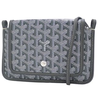 ゴヤール(GOYARD)のゴヤール長財布 プリュメ ポーチウォレット ゴヤールディンキャンバス / シュヴロッシュカーフスキン グレー灰 40802058987(ショルダーバッグ)